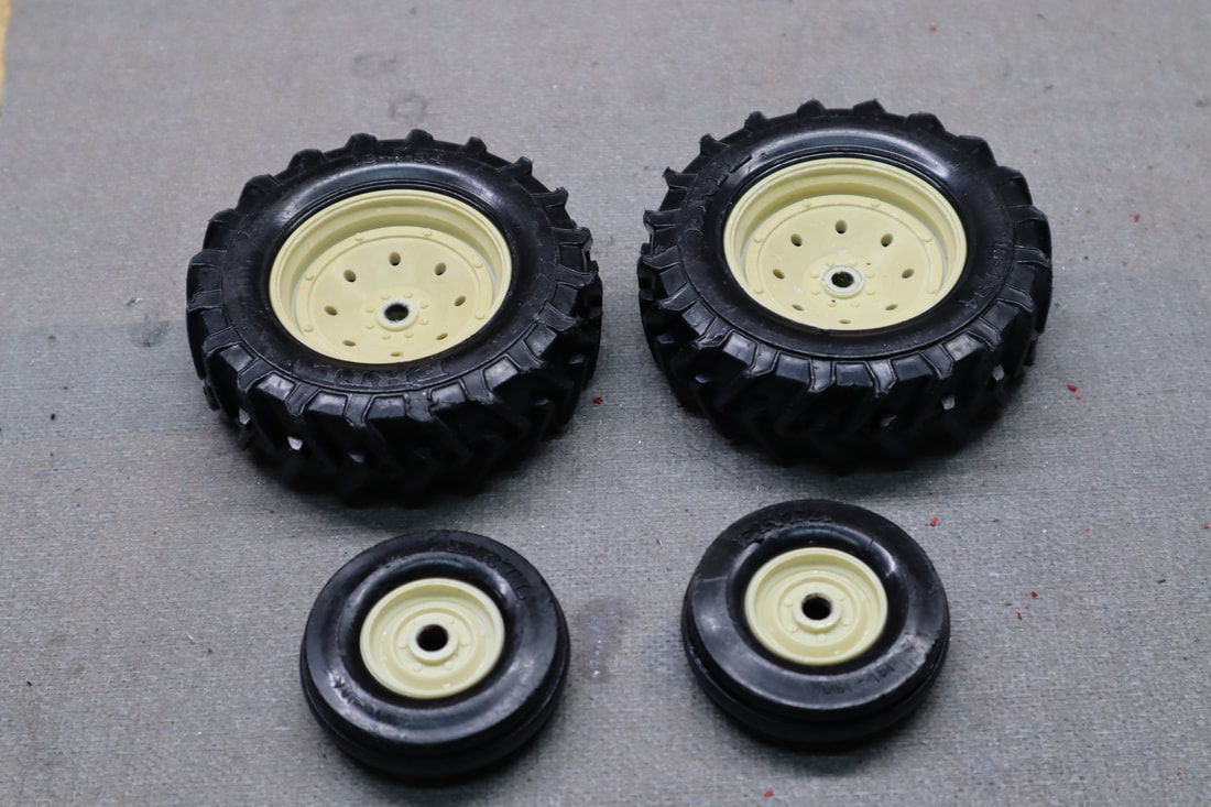 ertl plastic wheels restoration