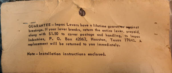 Impac lever packaging