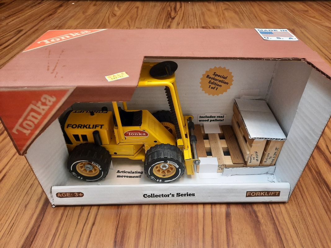 Tonka Forklift in box original 