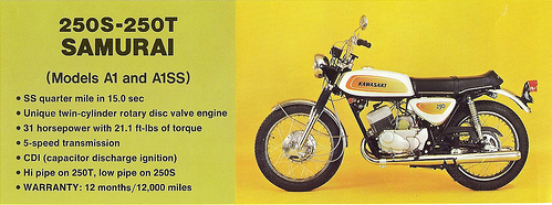Kawasaki A1 250cc Samurai