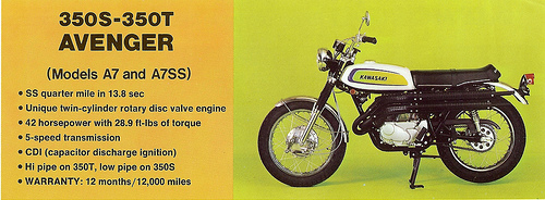 Kawasaki A7 350cc Avenger