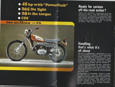 Kawasaki F5 brochure