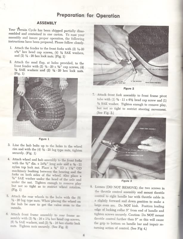 Montgomery Wards Terrain Cycle manual