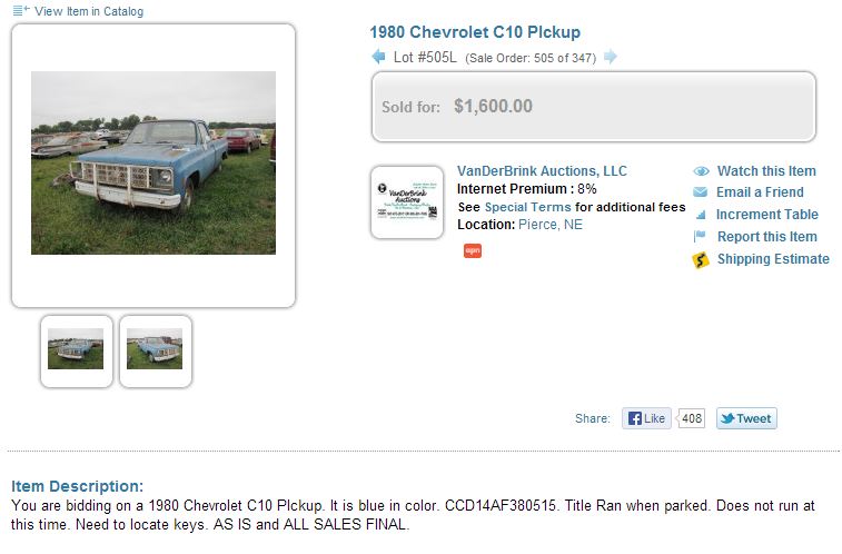 1980 chevy c10 pickup