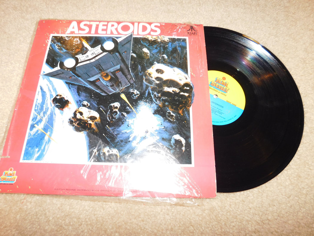 Kids stuff Atari Asteroids vinyl record