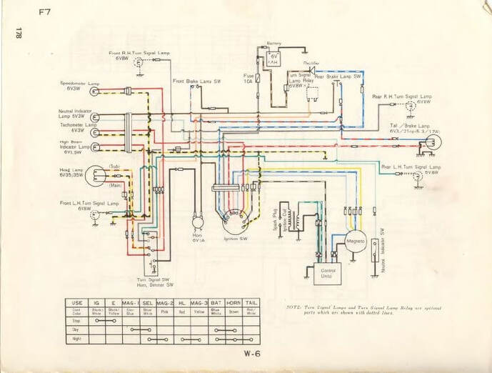 Kawasaki F7 Wiring diagram