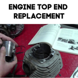 2 stroke top end repair vintage motorcycle